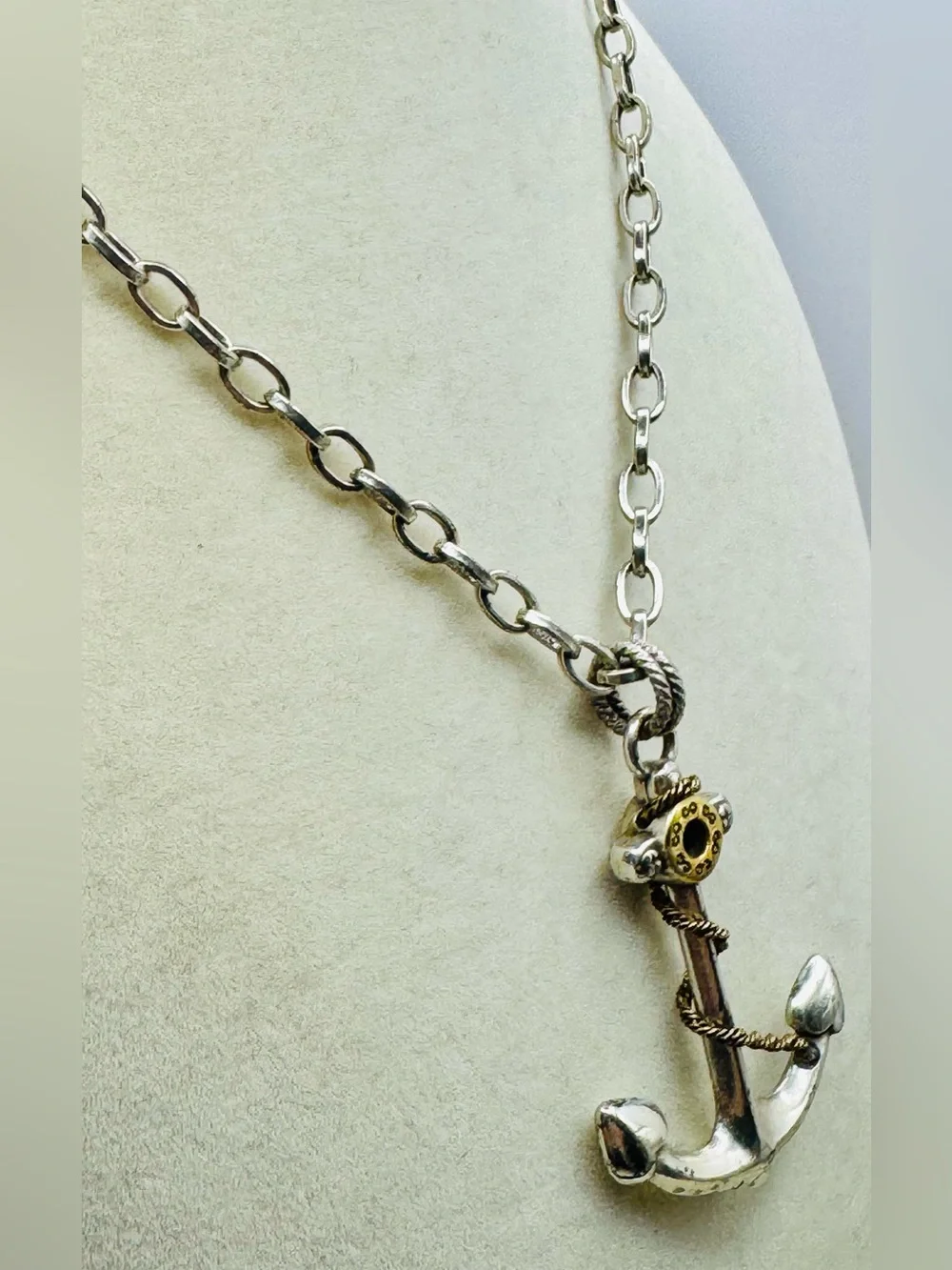 Brighton Two Tone Anchor Necklace
